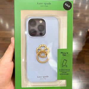 Kate Spade Morgan Spade Ring Stand iPhone 15 Pro MAX Case # KG855